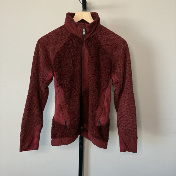 Patagonia R2 Regulator Jacket Women’s Medium Burgundy Polartec Full Zip Fleece S - Picture 1 of 9